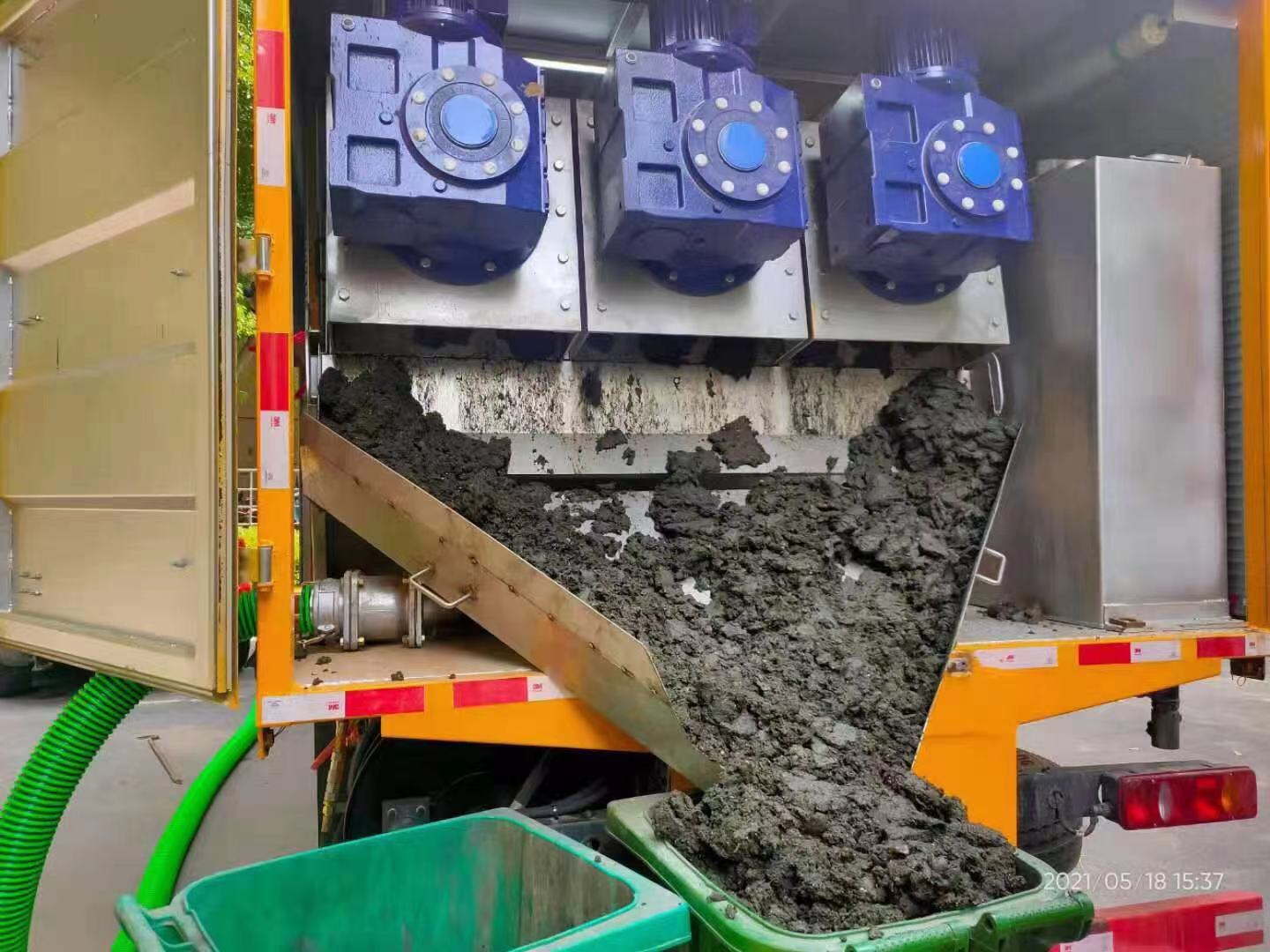 蒙城化粪池清掏城市维护站-泥浆净化干湿分离处理